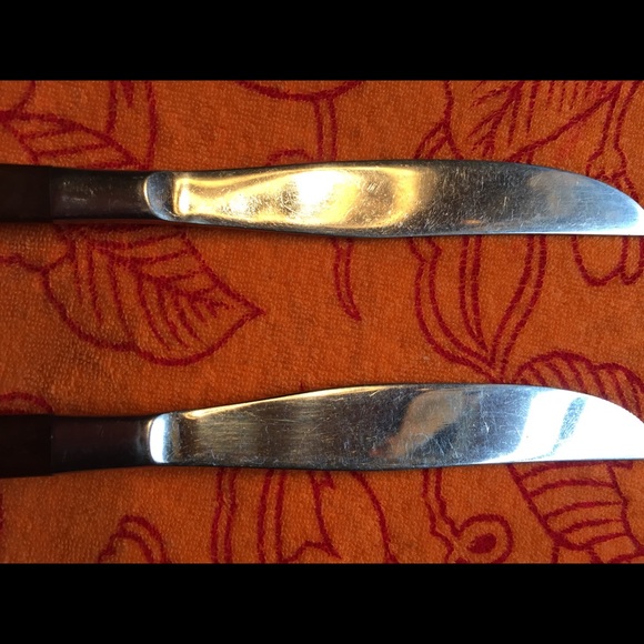 2 Vtg Ekco Eterna Canoe Muffin Dinner Spoons - Picture 10 of 10